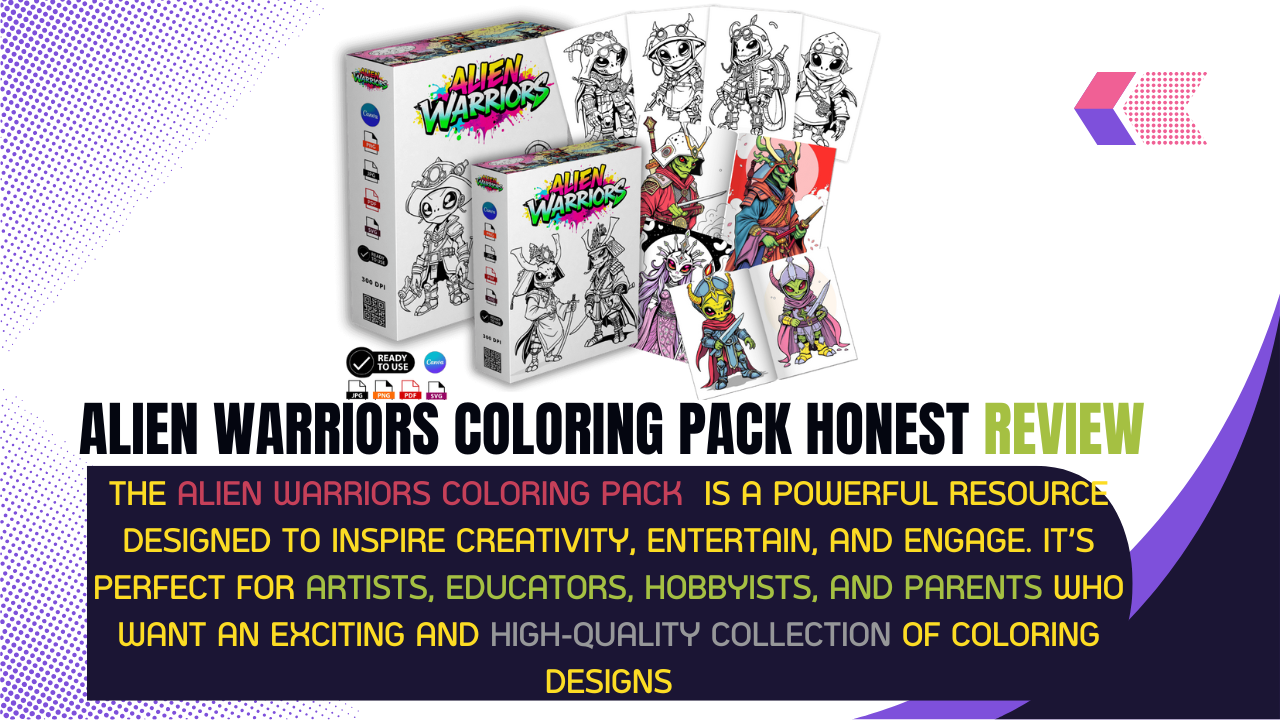 Alien Warriors coloring Pack